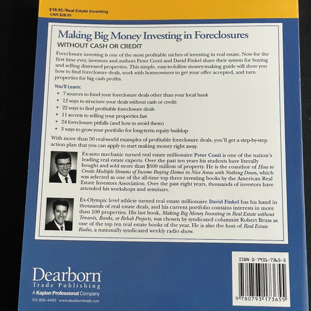 Making Big Money Investing in Foreclosures Without Cash or Credit - Picture 2 of 3
